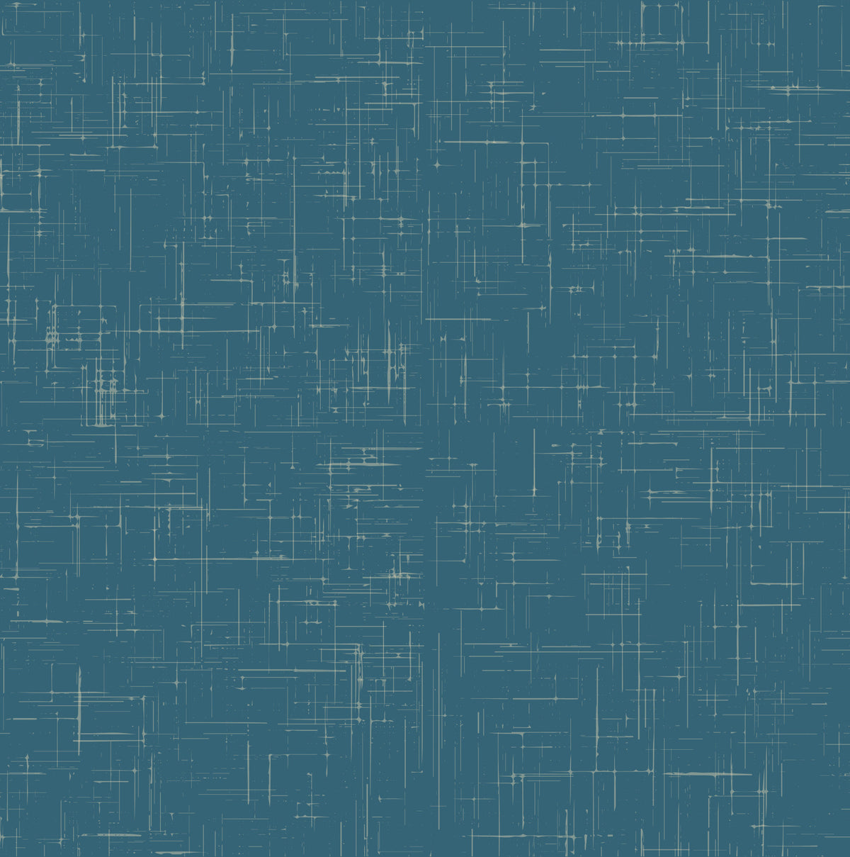 Teal Linen Texture Wallpaper Mid Century Modern Wallpaper⁠ in your room