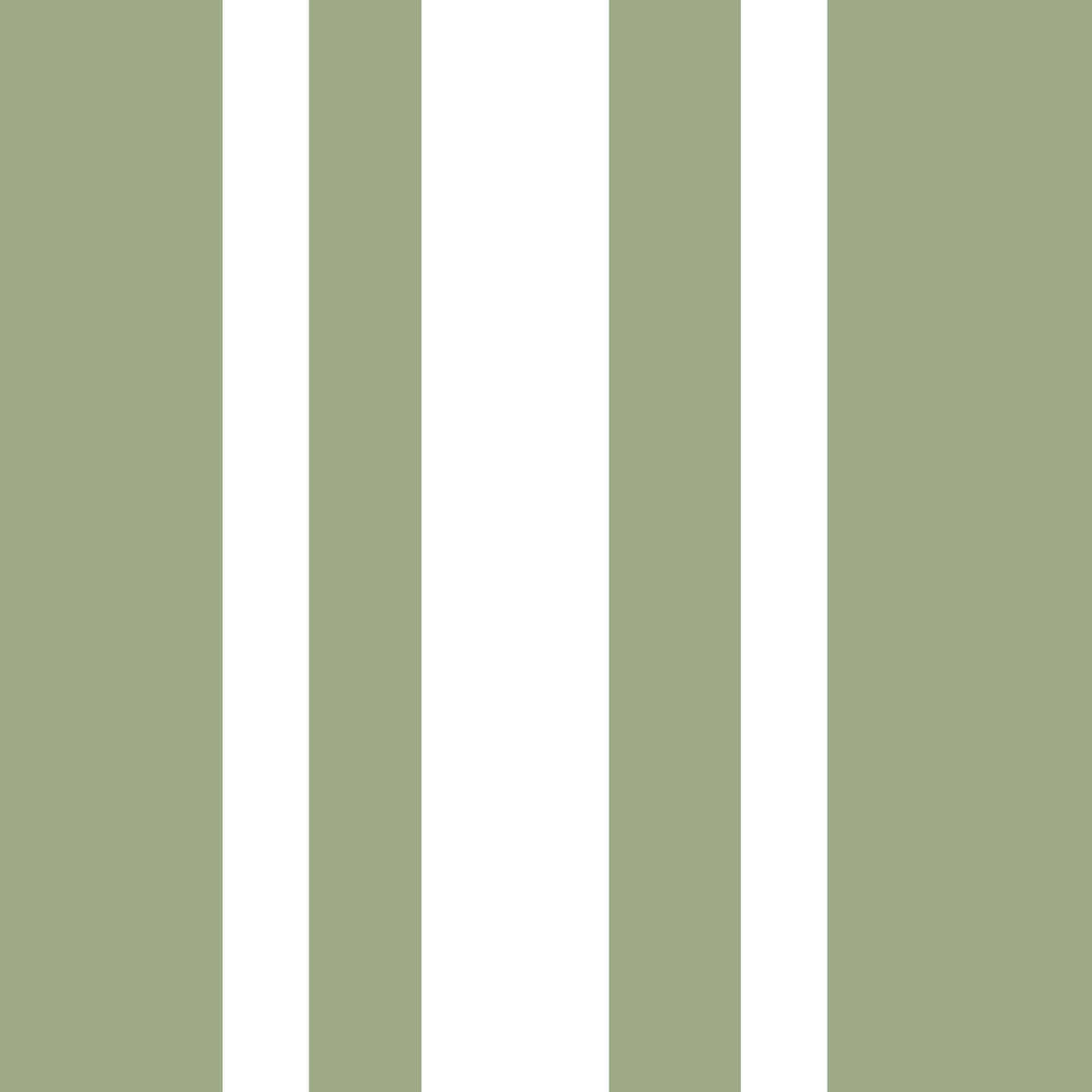 Sage Green Ticking Stripe Wallpaper Farmhouse Wallpaper⁠ in your room — zoomed