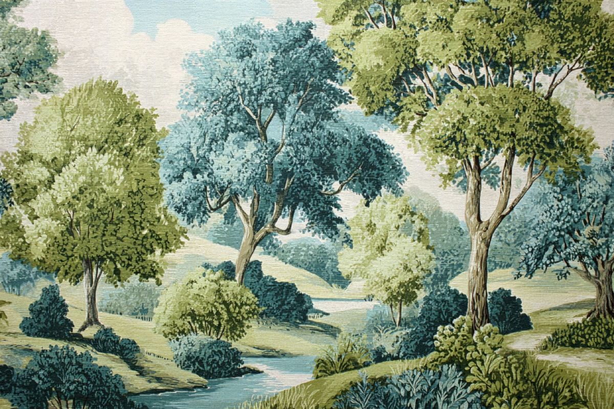 Tranquil Woodland River Vista Wall Mural