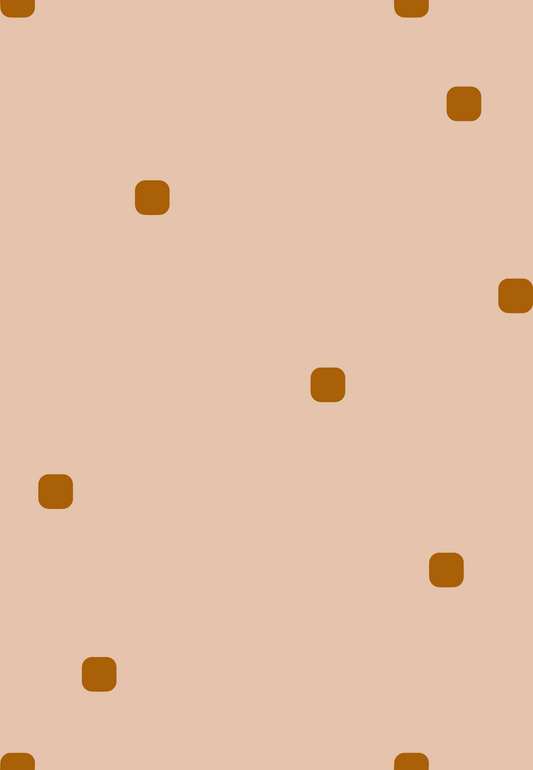 Blush Beige Polka Dot Wallpaper Retro Minimal Wallpaper⁠