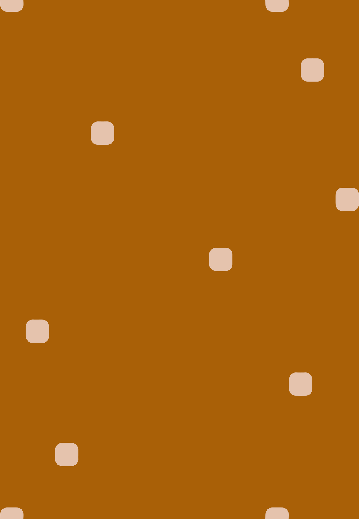 Terracotta Beige Polka Dot Wallpaper Retro Minimal Wallpaper⁠
