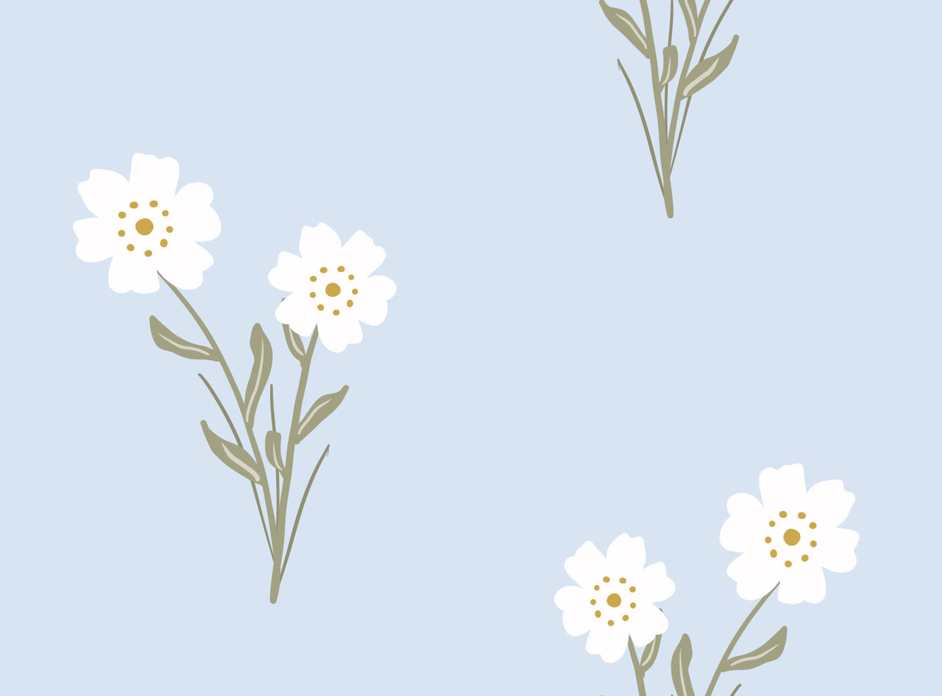 Soft Bloom Serenity Wallpaper⁠