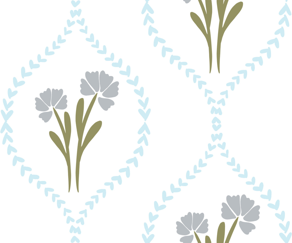 Blue Cornflowers Wallpaper⁠ in your room