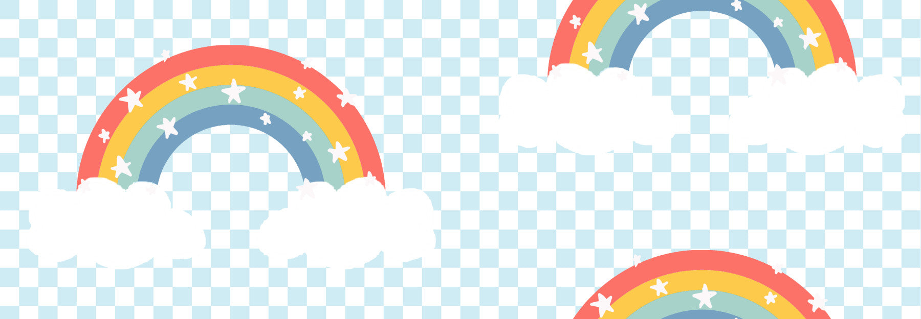 Rainbow & Starry Skies Wallpaper⁠ in your room — zoomed