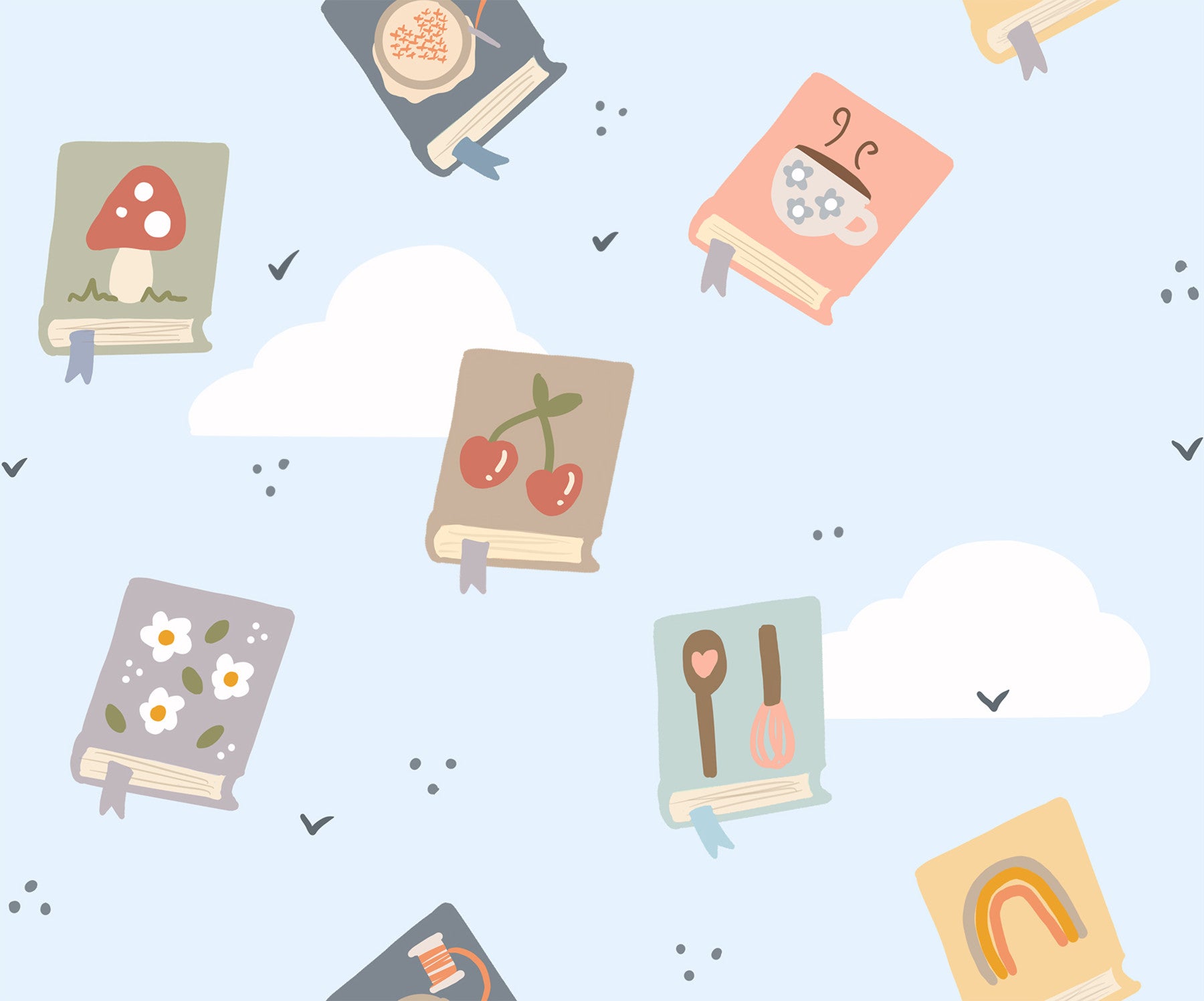 Book Lovers Dreams Wallpaper⁠