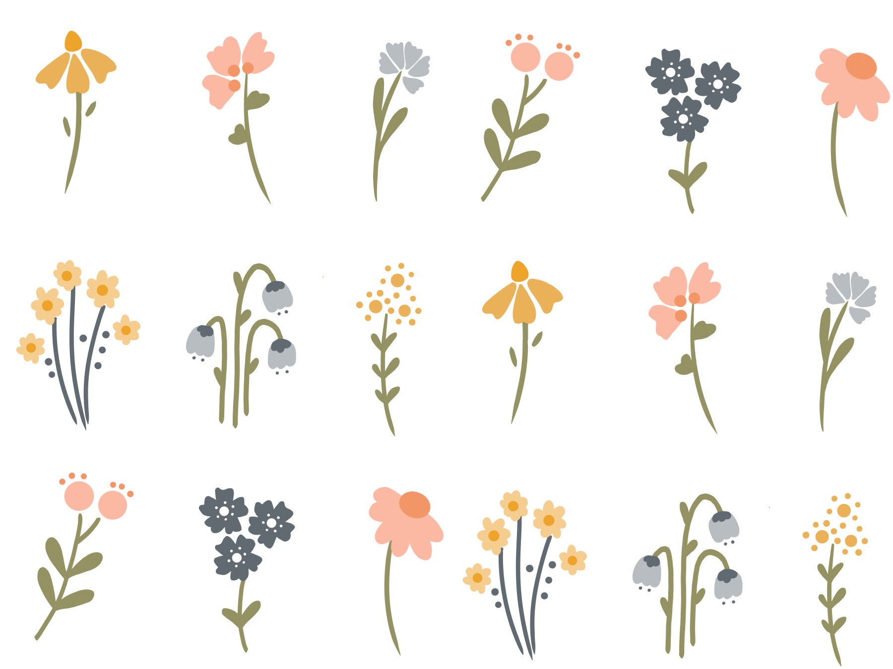 Widlflower Potraits Wallpaper⁠