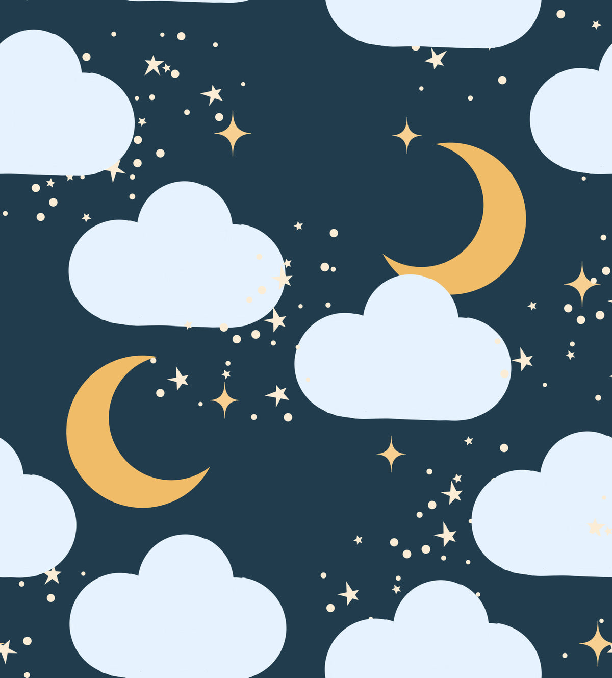 Celestial Dreams Night Sky Wallpaper⁠ in your room