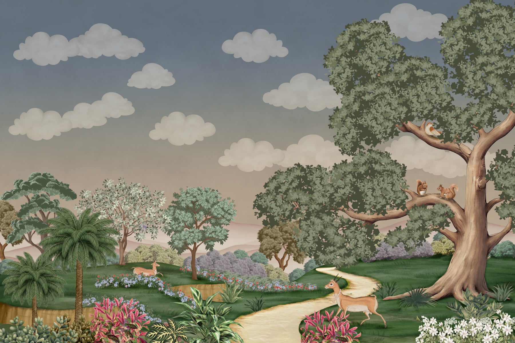 Enchanted Forest Path Wall Mural