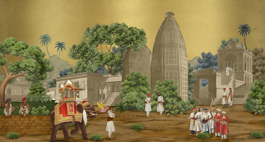 Palace Procession Mural Wall Mural