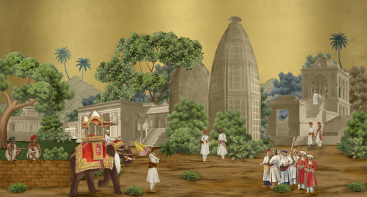 Palace Procession Mural Wall Mural