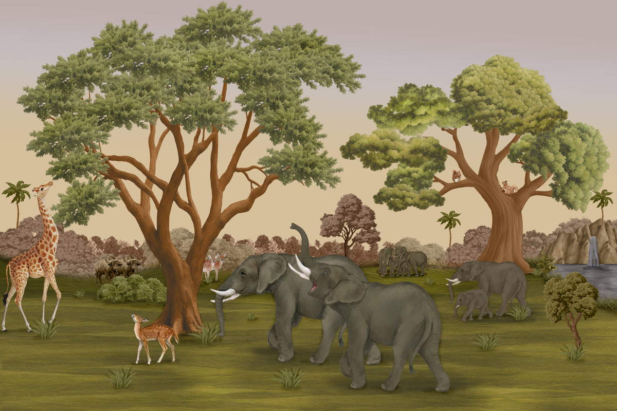 Savanna Serenity Wall Mural