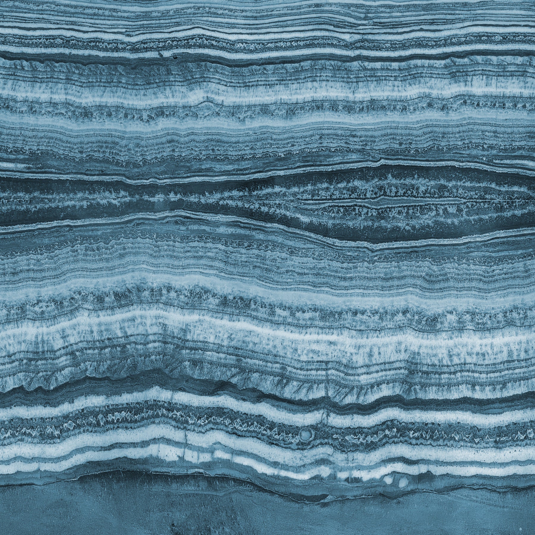 Deep Azure Strata Wall Mural
