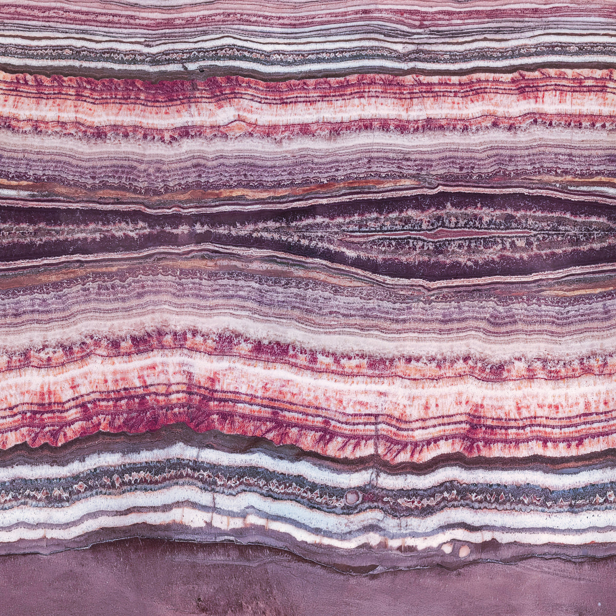 Crimson & Amethyst Strata Wall Mural