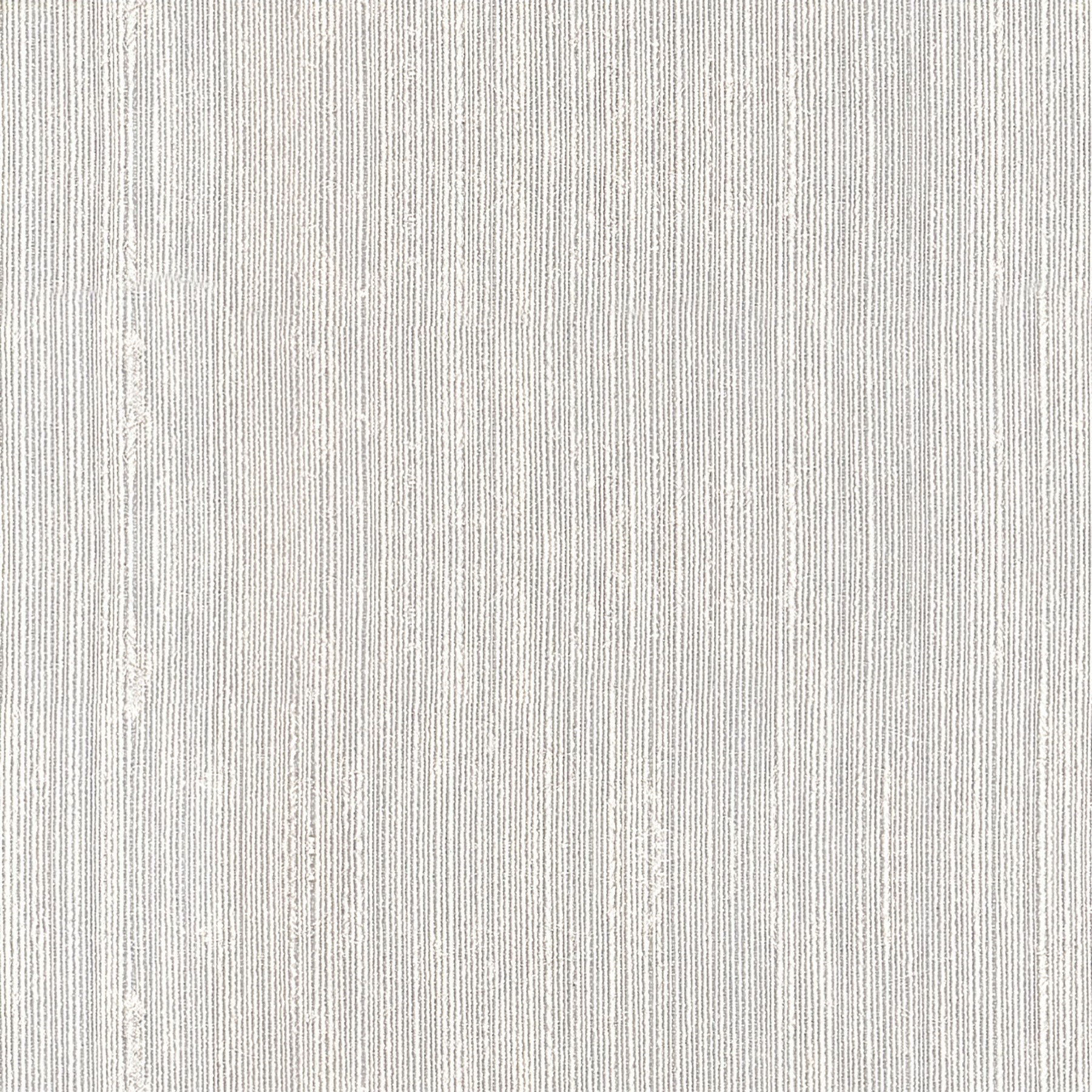 Vertical Linen Serenity Wallpaper finishes a kitchen-dining area in pale cream tones