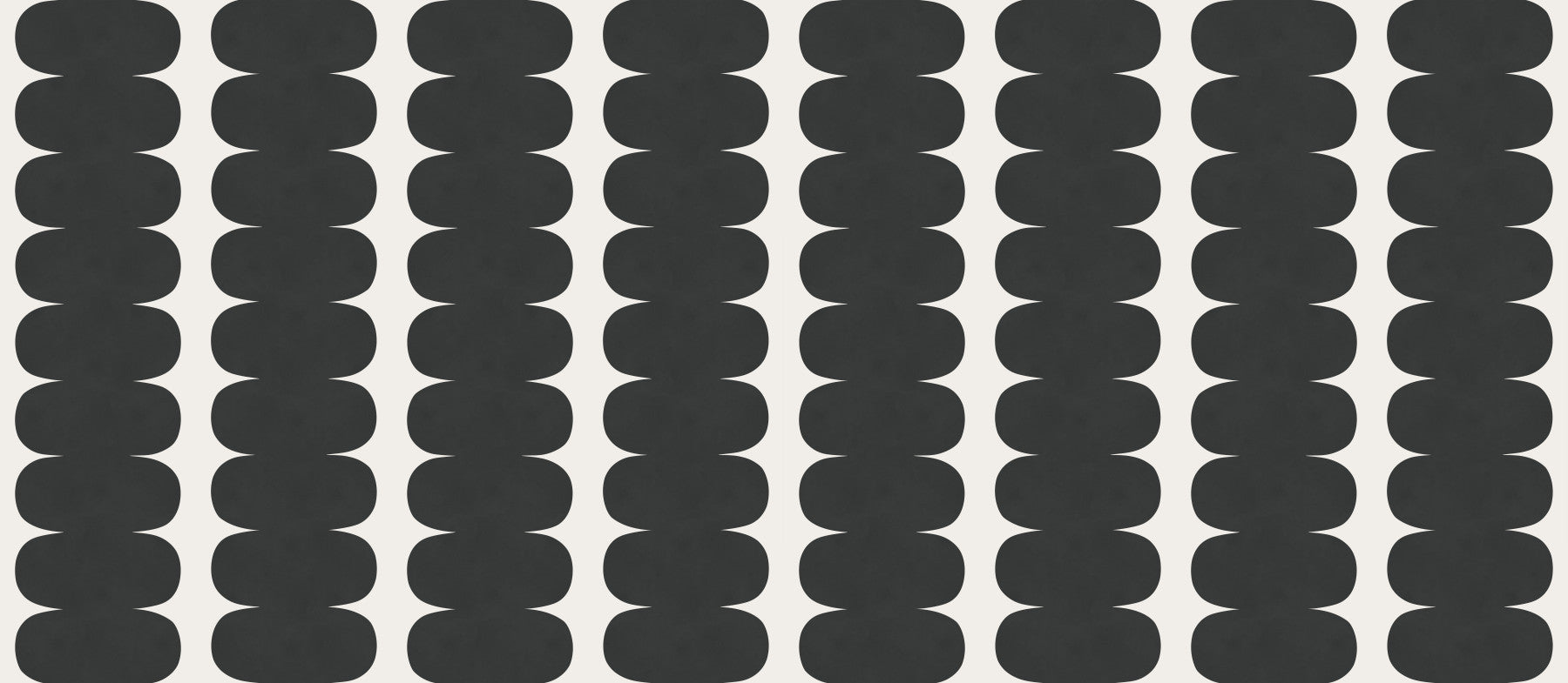 Minimalist Grey Wavy Columns Wall Mural