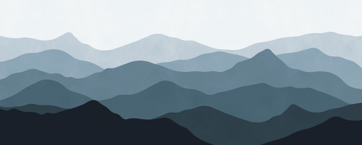 Layered Horizon 2 Wall Mural in your room