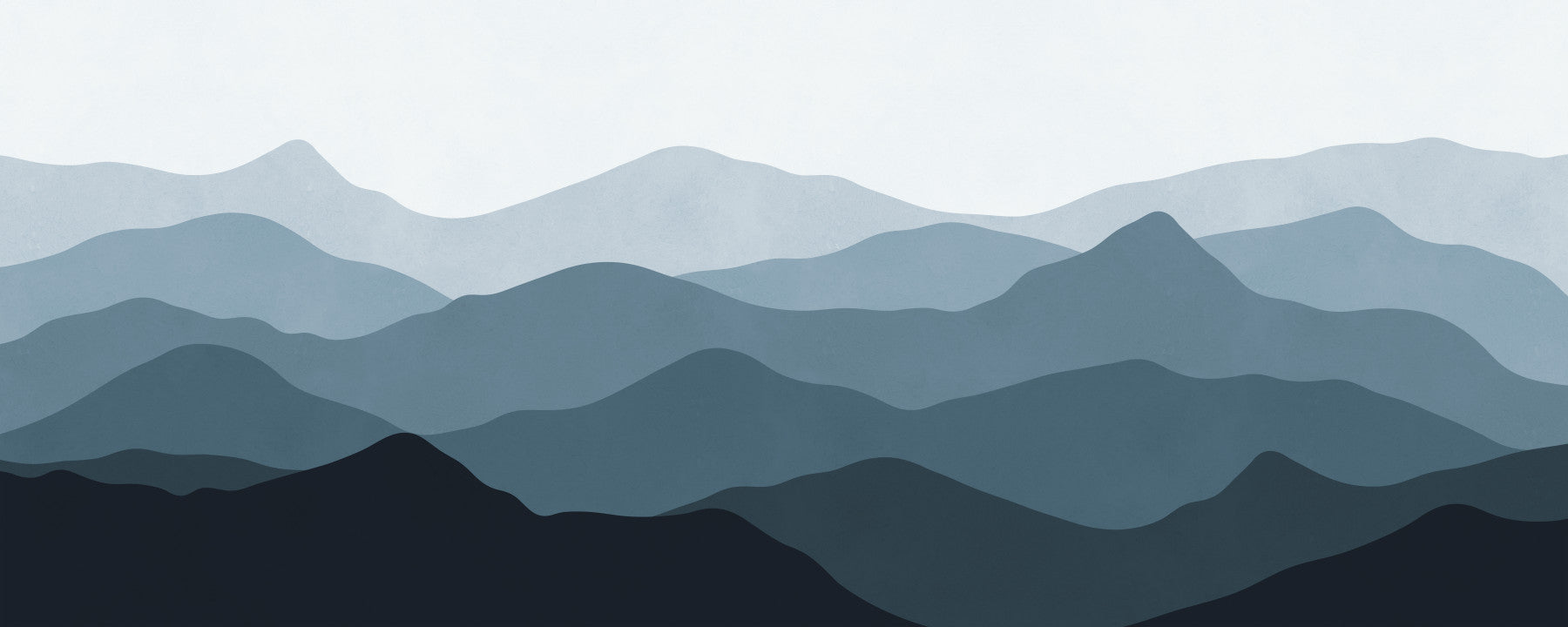 Layered Horizon 2 Wall Mural