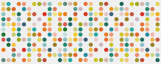 Mid-Century Dot Medley Wall Mural