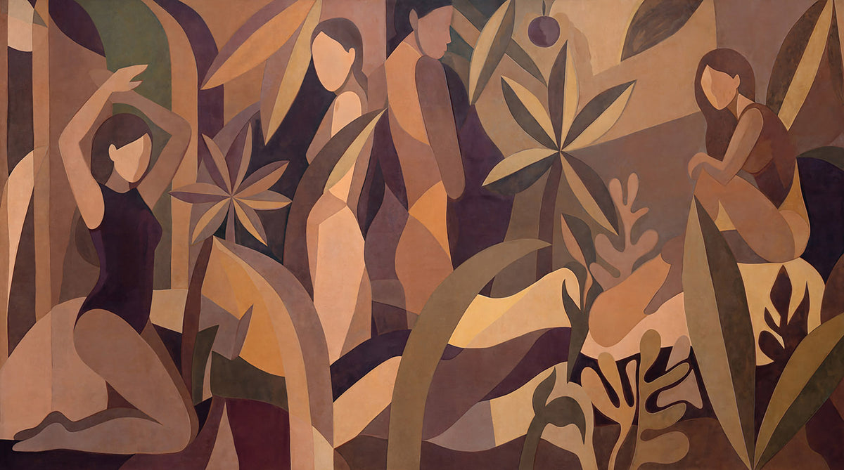 Amber Muse Wall Mural in your room