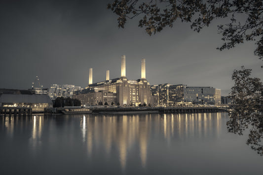 London's Illuminated Icon Wall Mural