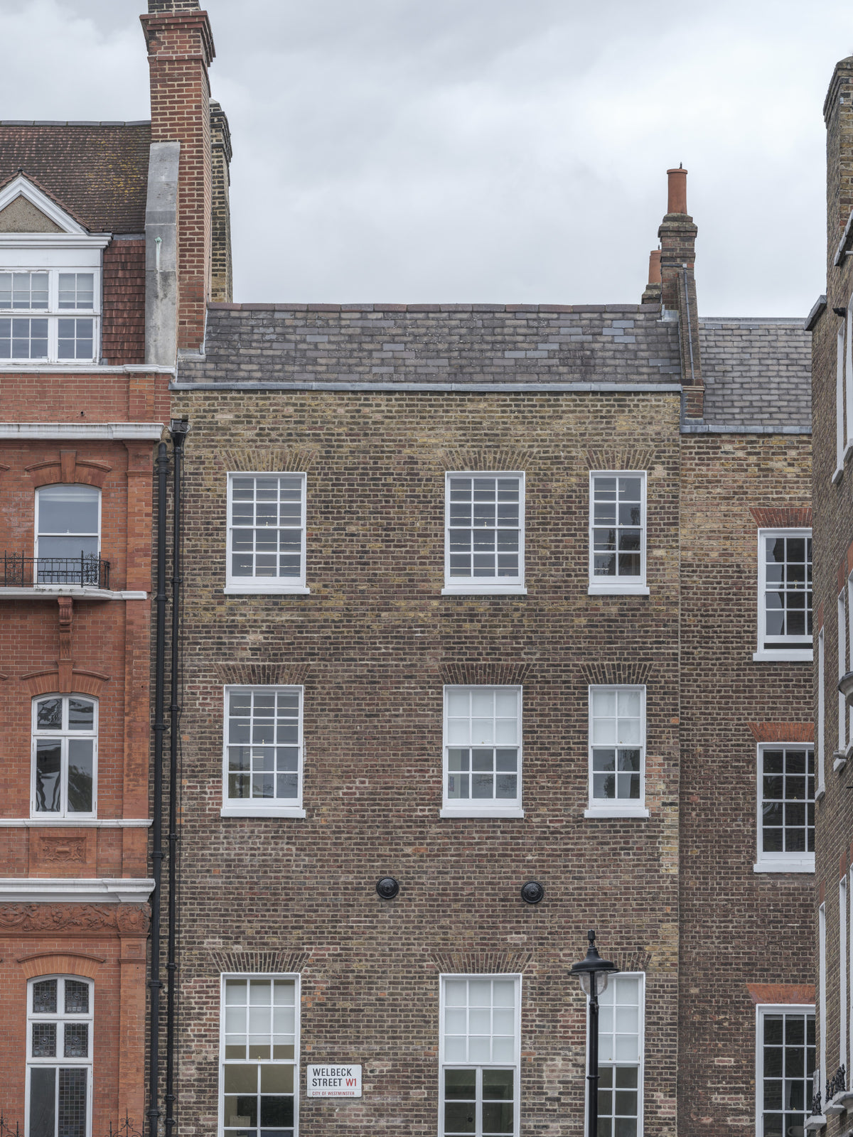 London Facades: Welbeck Street Charm Wall Mural