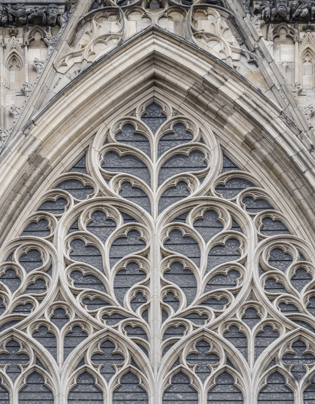 Gothic Grandeur Window Wall Mural in your room — zoomed