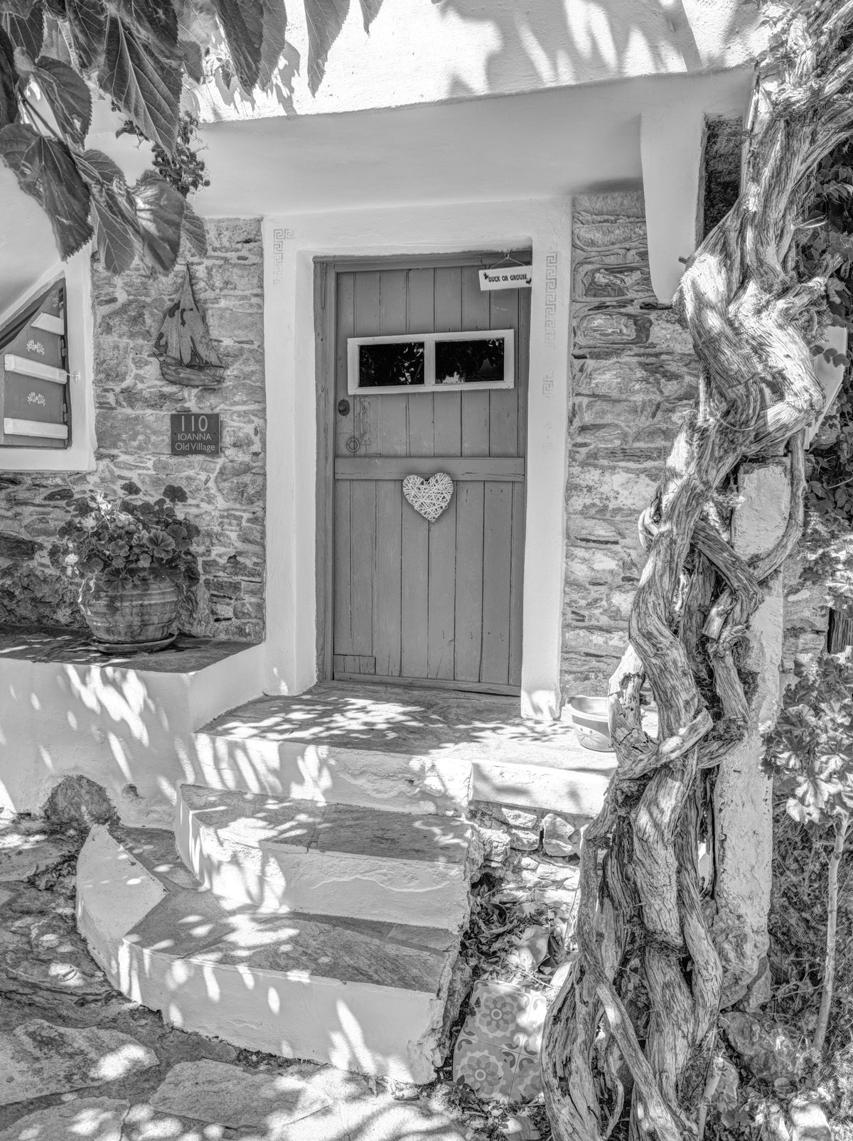 Heartfelt Village Entry Wall Mural in your room — zoomed