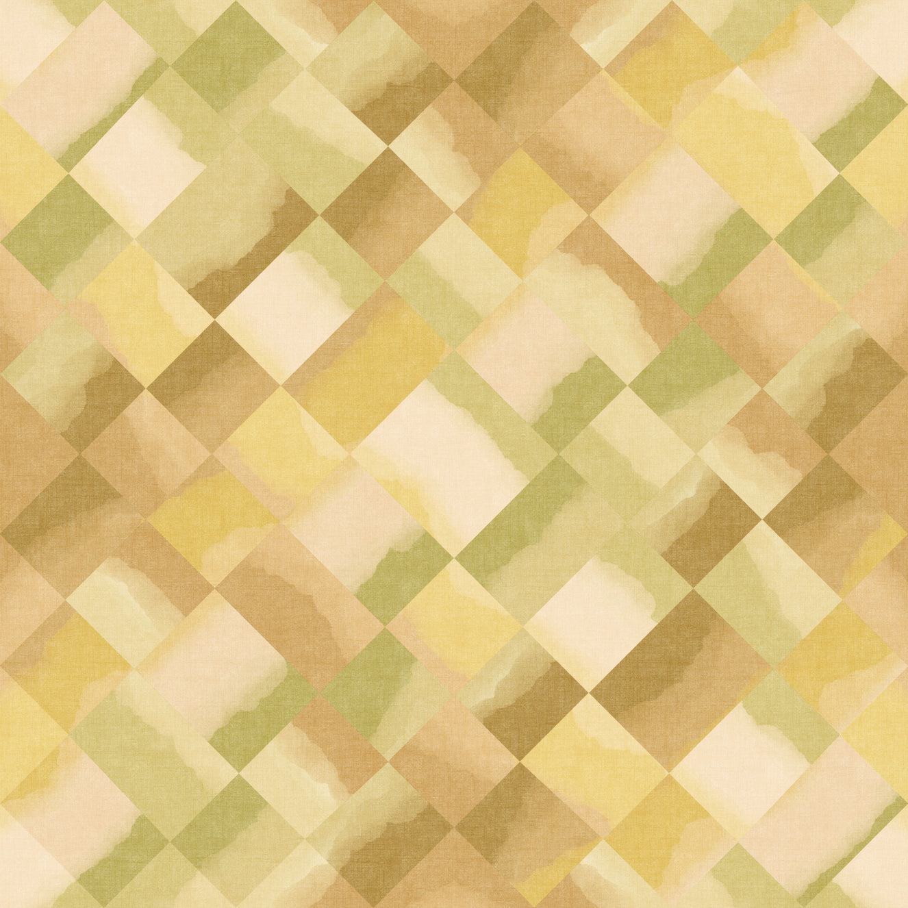 Relax Greenery Painted Checker Mural Wall Mural