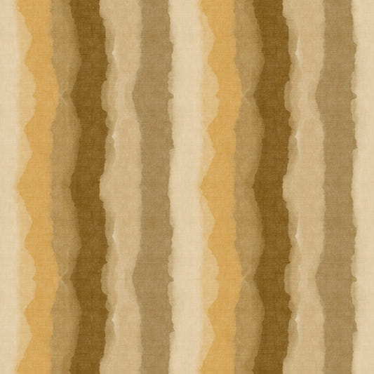 Relax Ocher Painted Stripes Wallpaper⁠