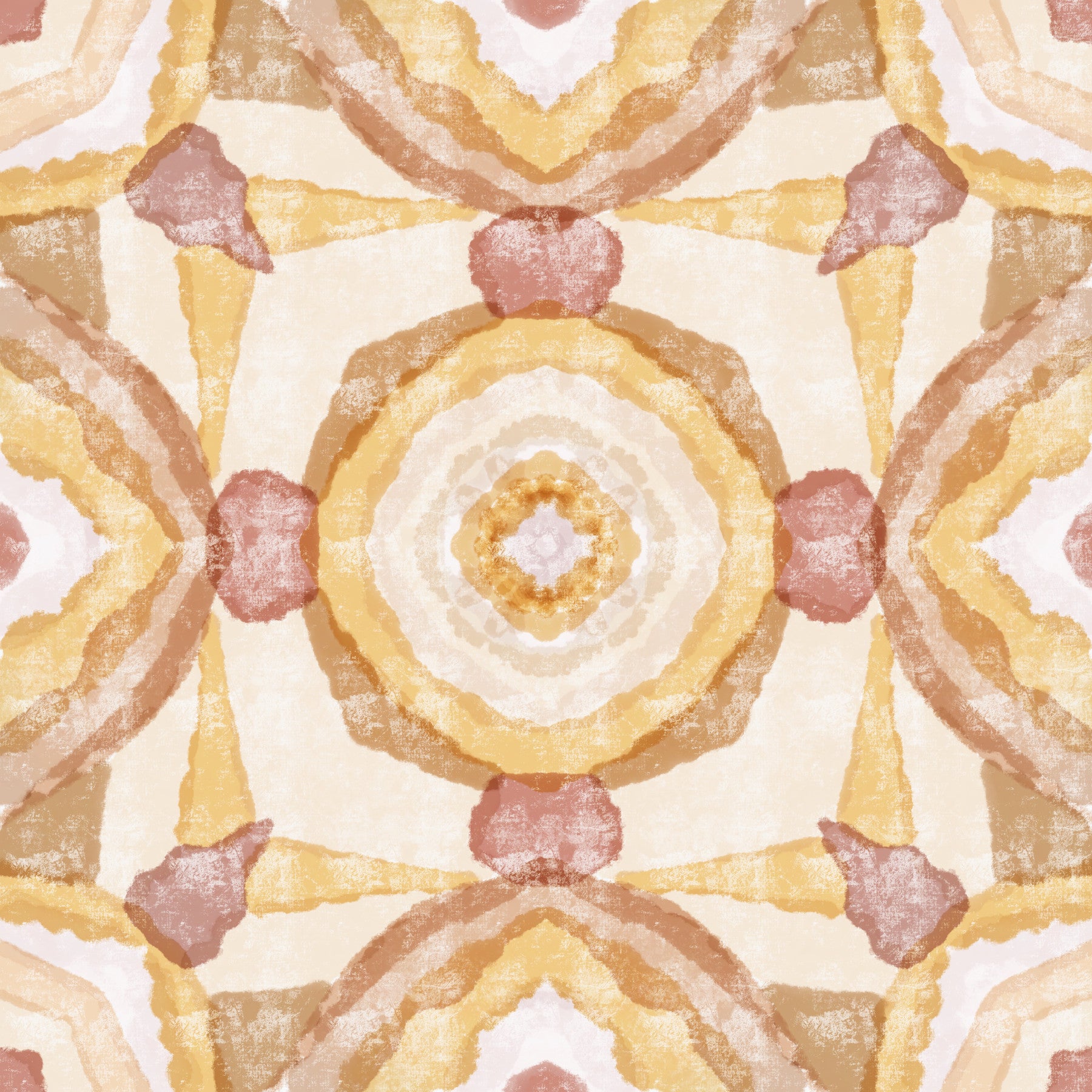 Golden Earth Mandala Wallpaper⁠
