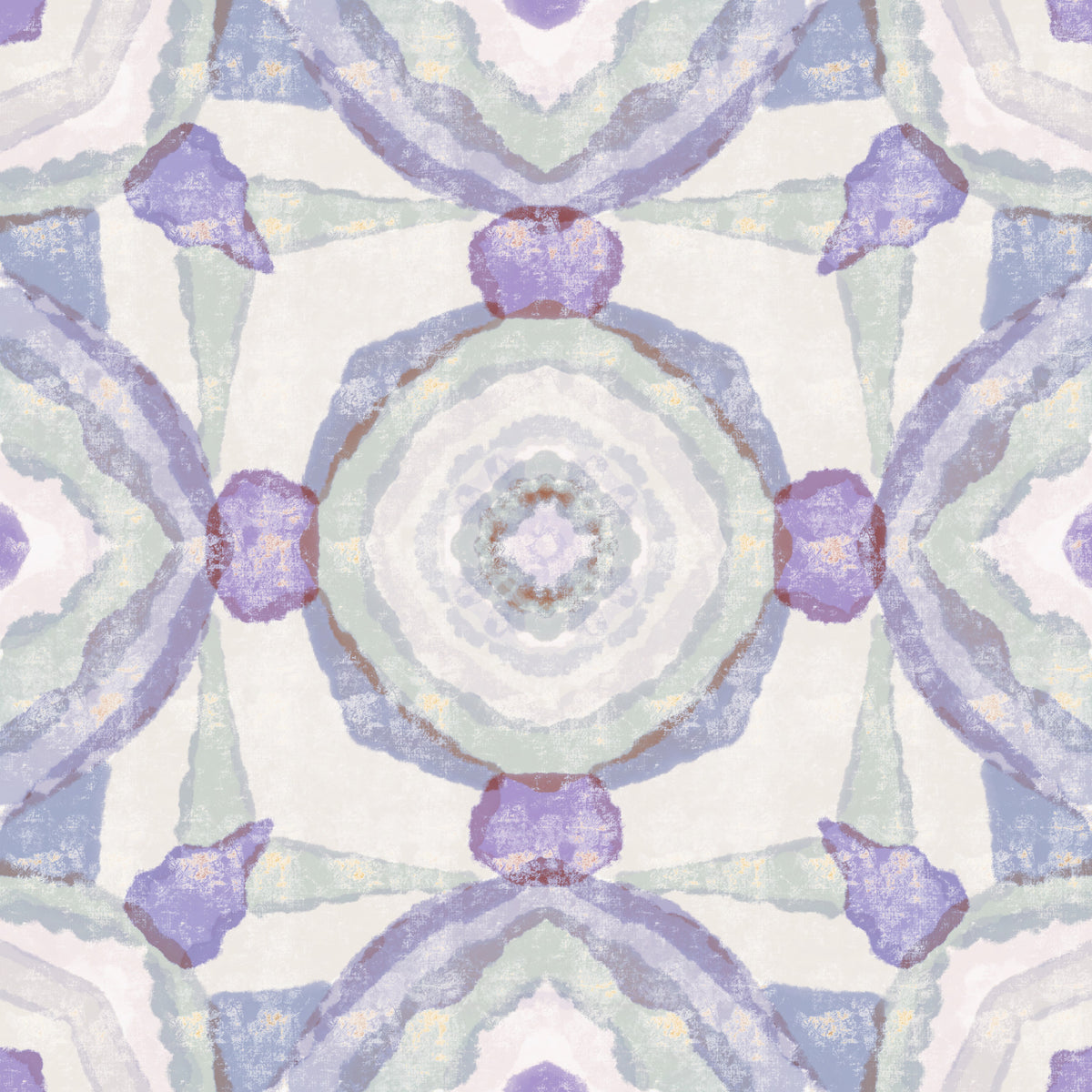 Muted Harmony Kaleidoscope Wallpaper⁠