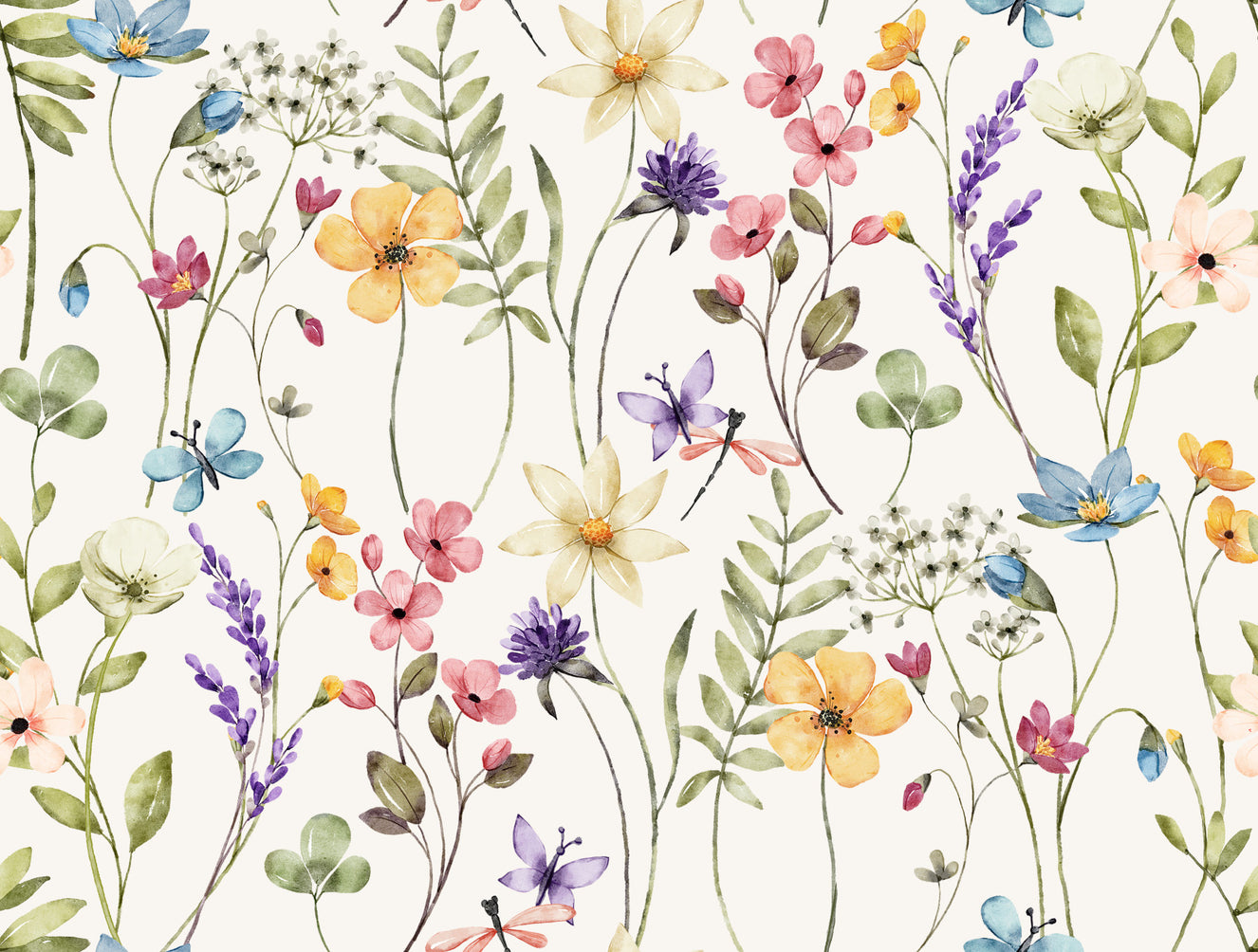 Wildflower Meadow Wallpaper⁠