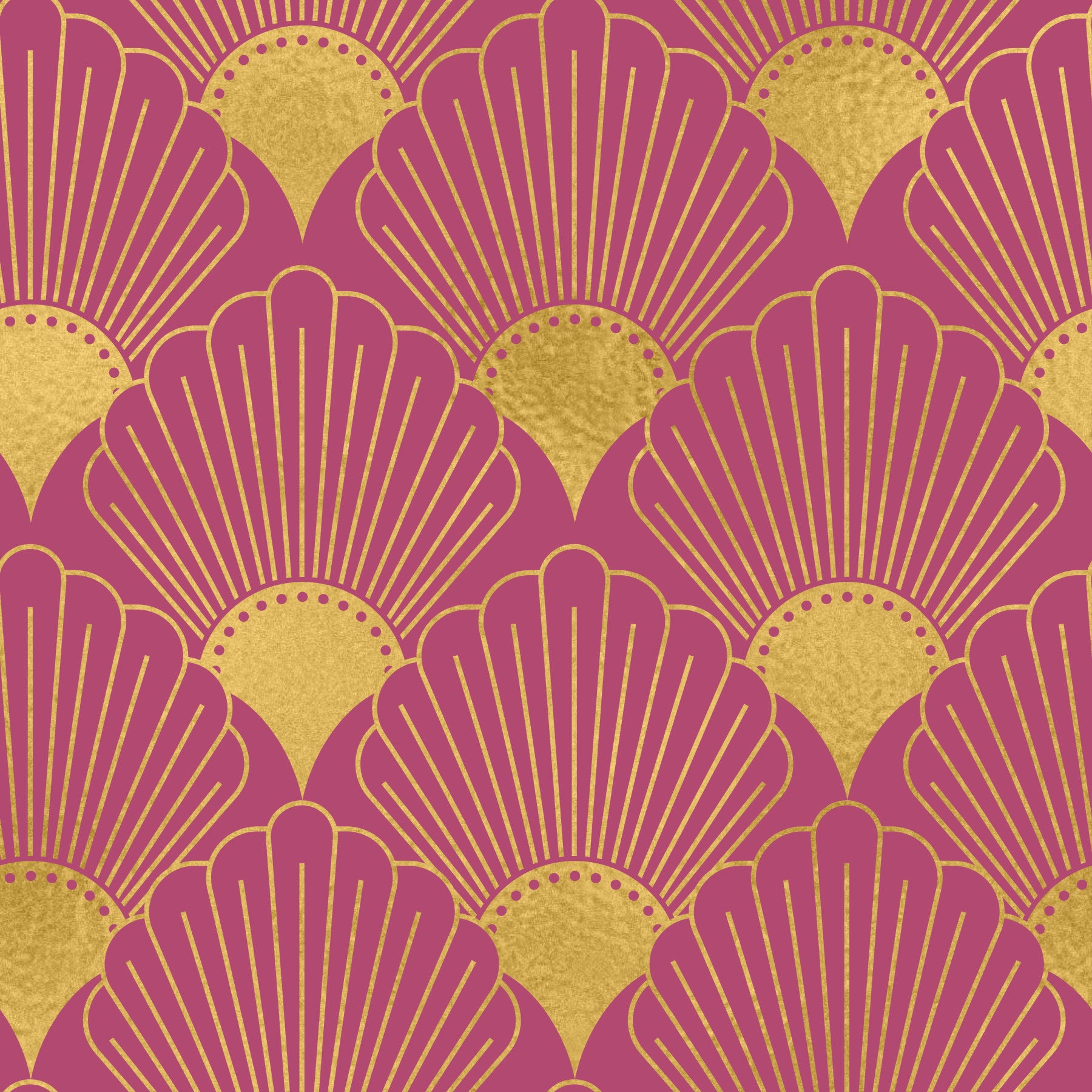 Gatsby Glamour Art Deco Fan Wallpaper Wallpaper⁠