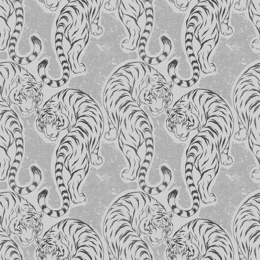 Vintage Monochrome Tiger Wallpaper⁠