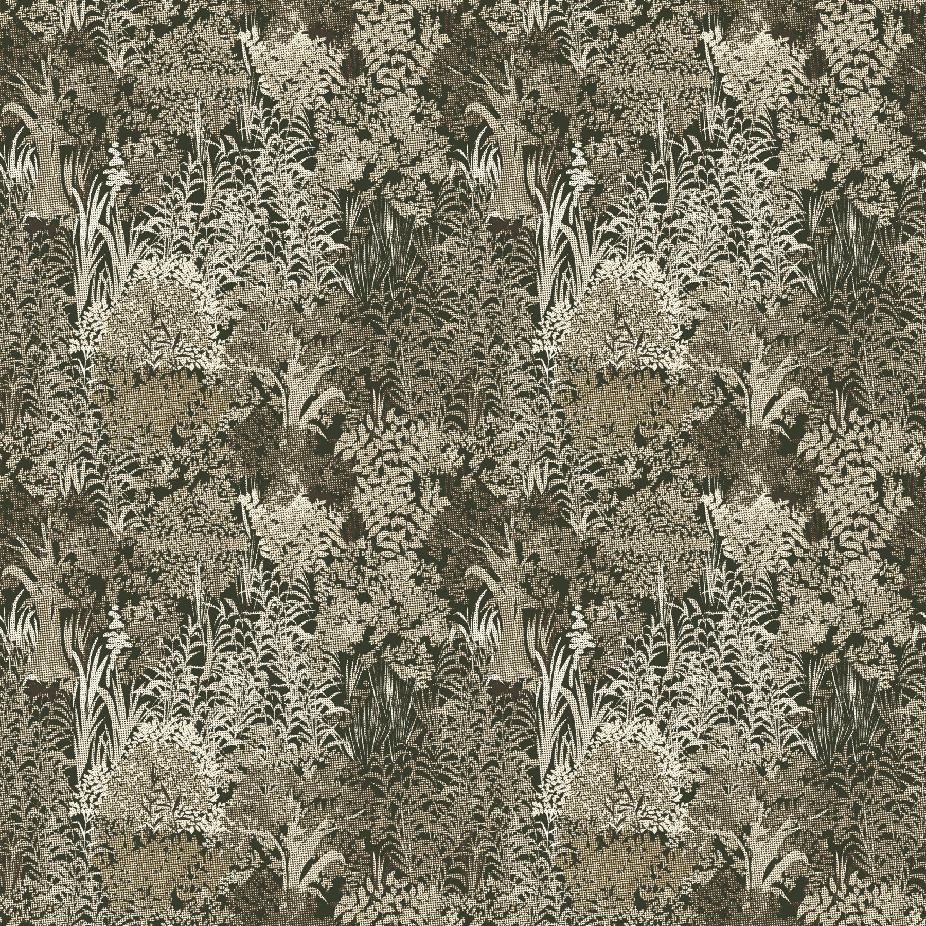 Pixelated Muted Lush Canopy Wallpaper⁠