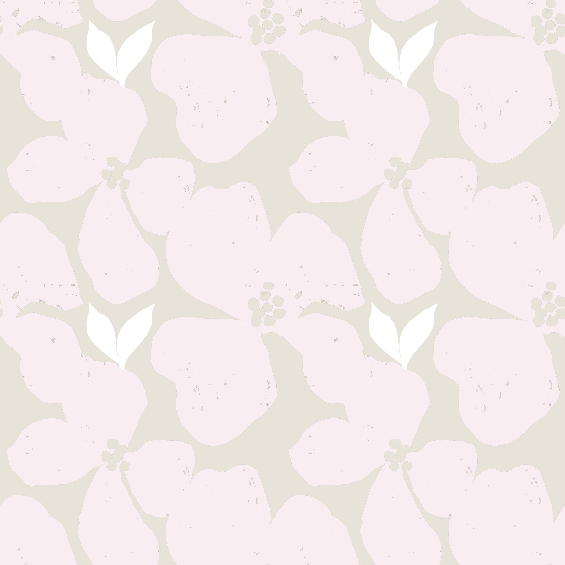 Serene Blush Blossom Floral Wallpaper Wallpaper⁠