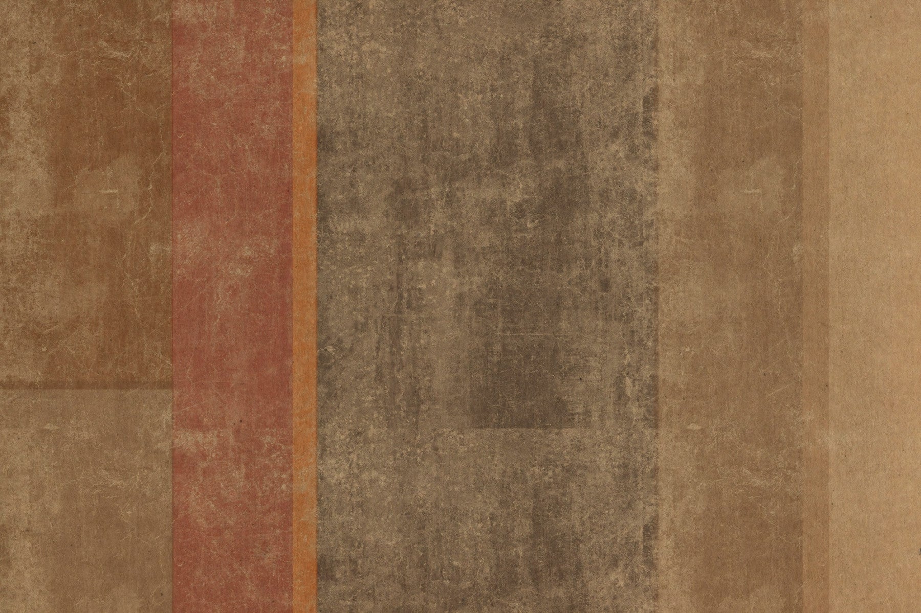 Rustic Earth Tones Color Block Wallpaper Wall Mural