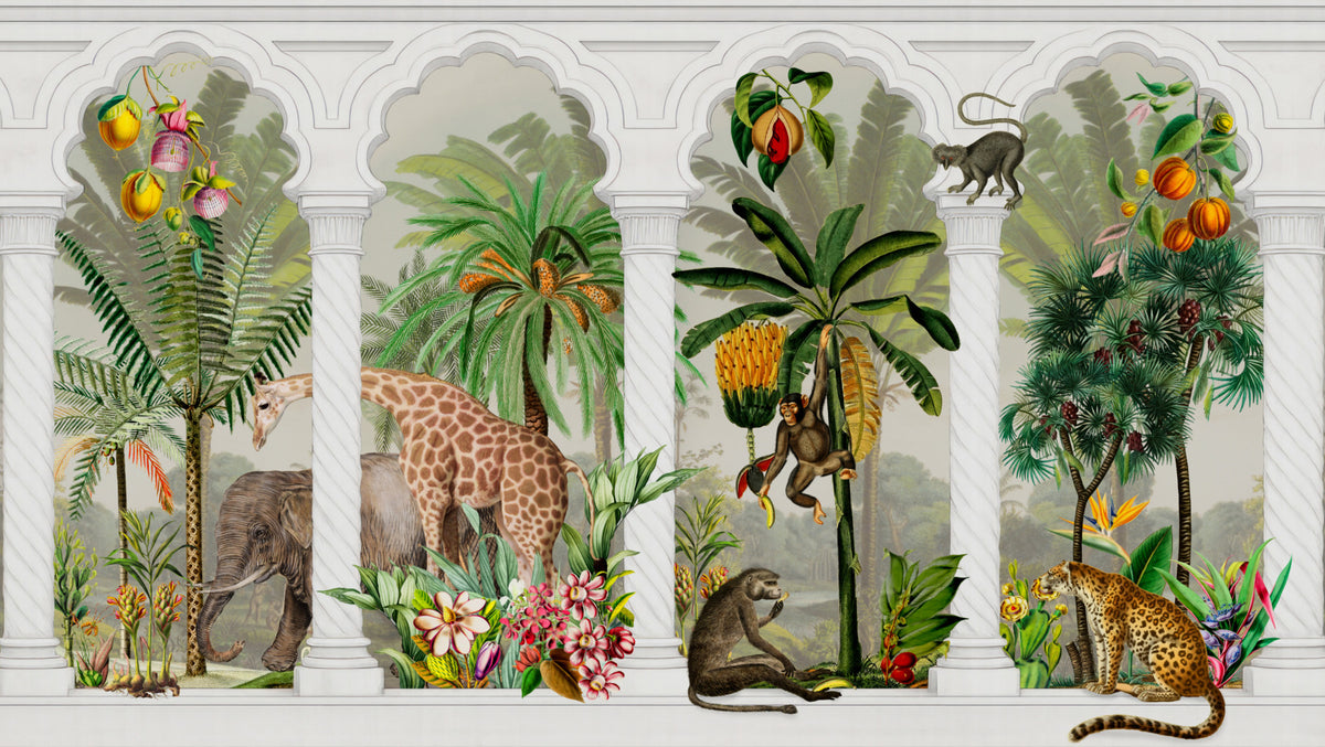 Imperial Archway Tropical Safari Wall Mural