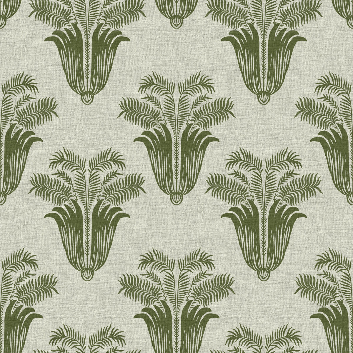 Mediterranean Sage Palm Leaf Wallpaper⁠ in your room
