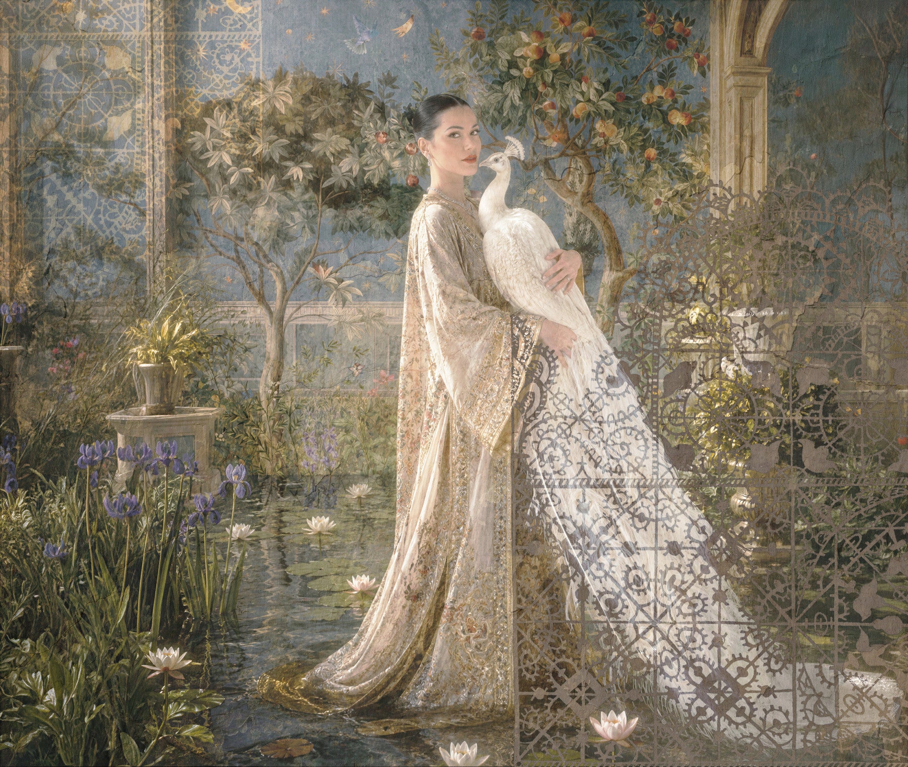 Enchanted Palace Garden Wall Mural