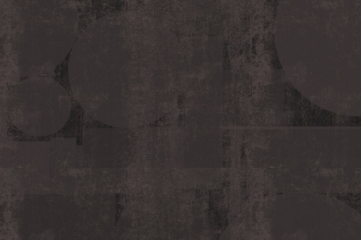 Industrial Charcoal Abstract Shapes Wall Mural in your room
