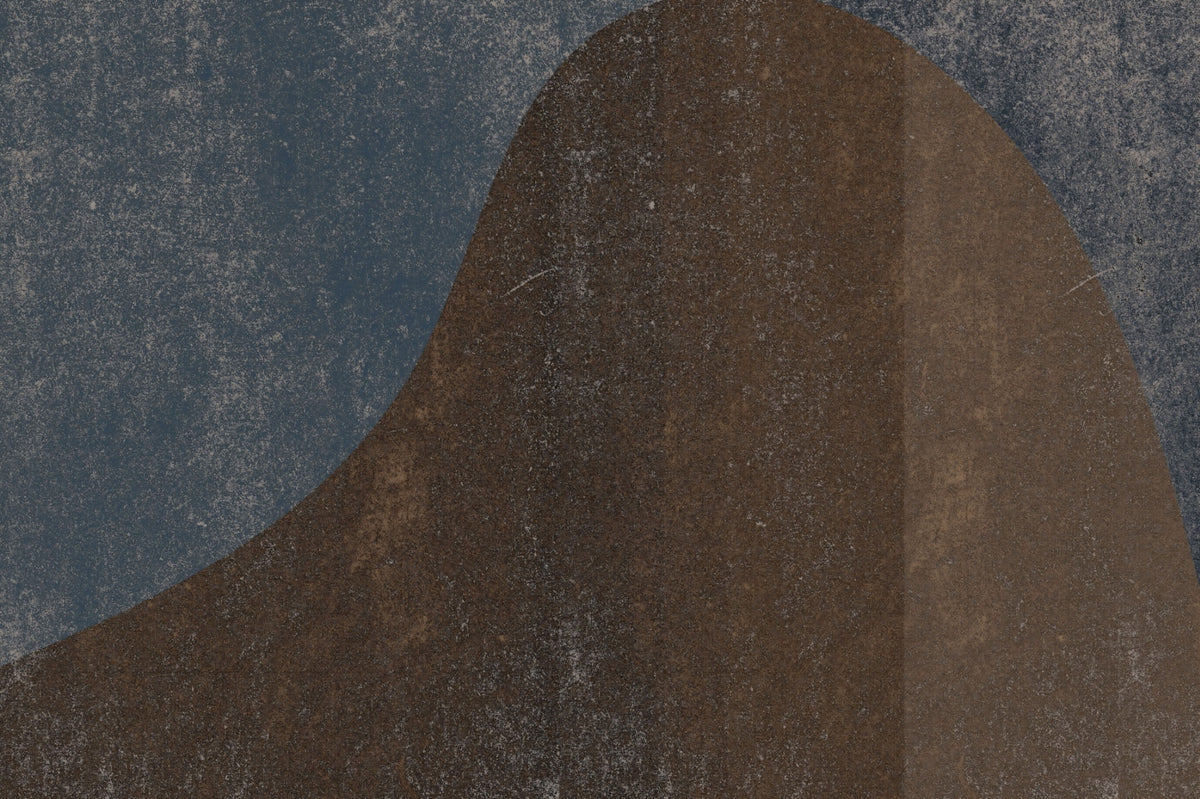Rustic Dune Abstract Slate Wall Mural in your room — zoomed