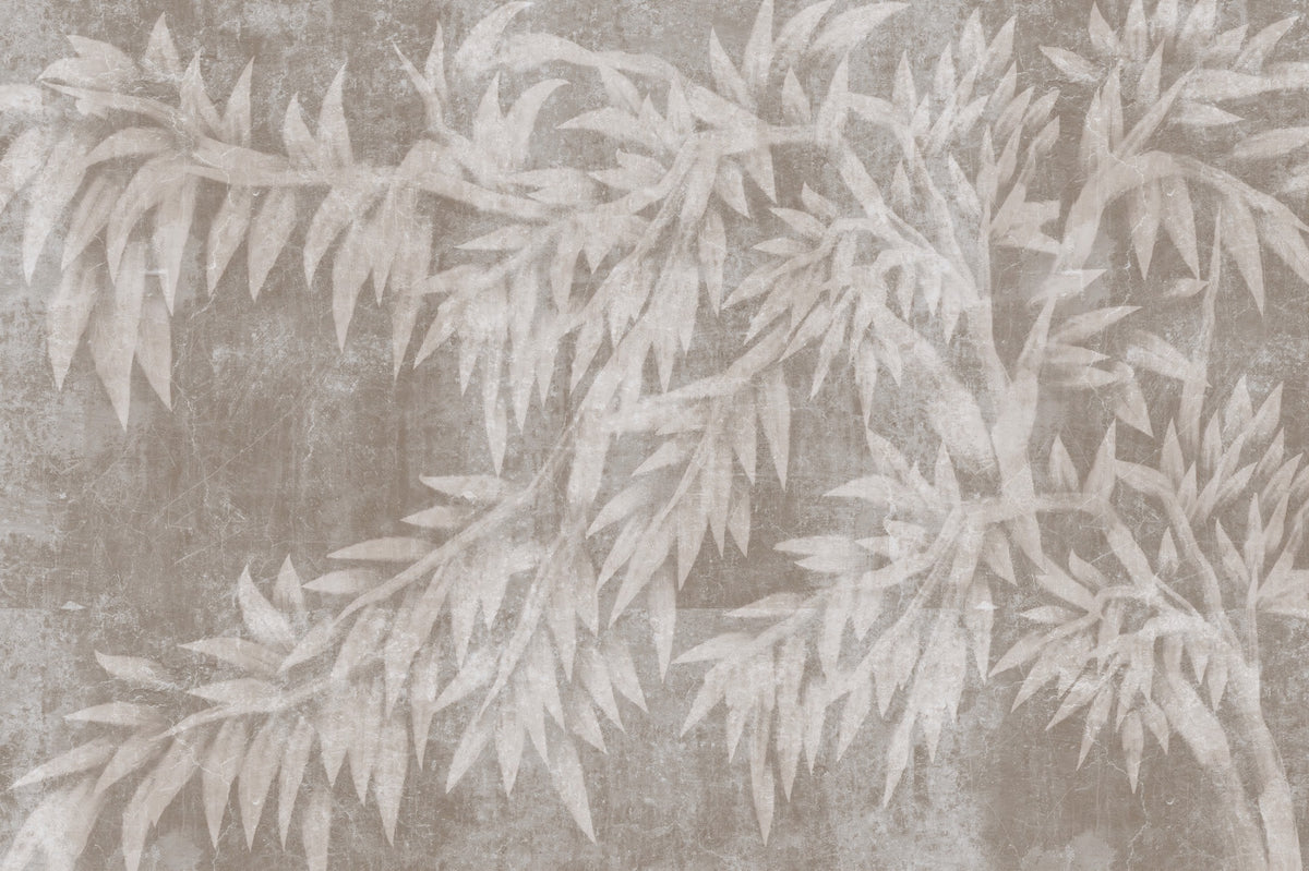 Serene Mist Bamboo Plaster Wall Mural in your room