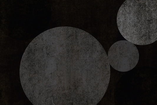 Textured Eclipse Dark Geometric Wall Mural