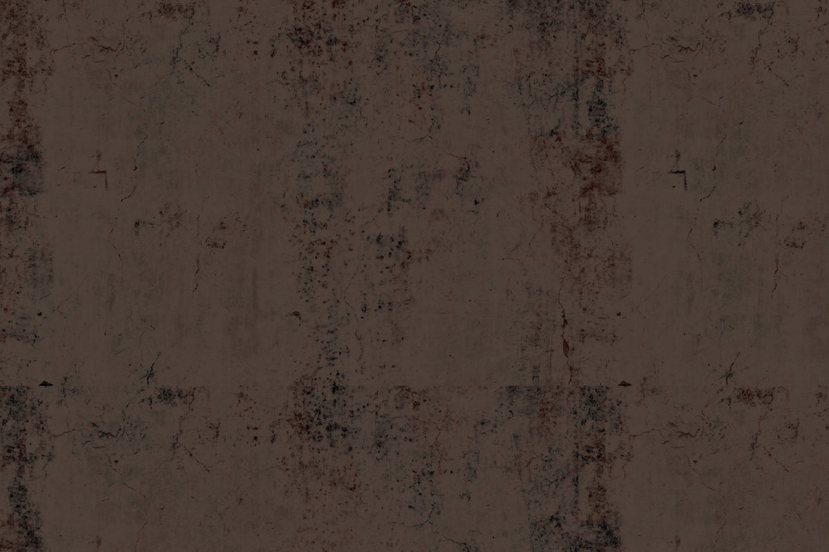 Moody Antique Dark Brown Plaster Wall Mural in your room — zoomed
