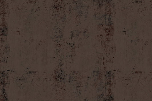 Moody Antique Dark Brown Plaster Wall Mural
