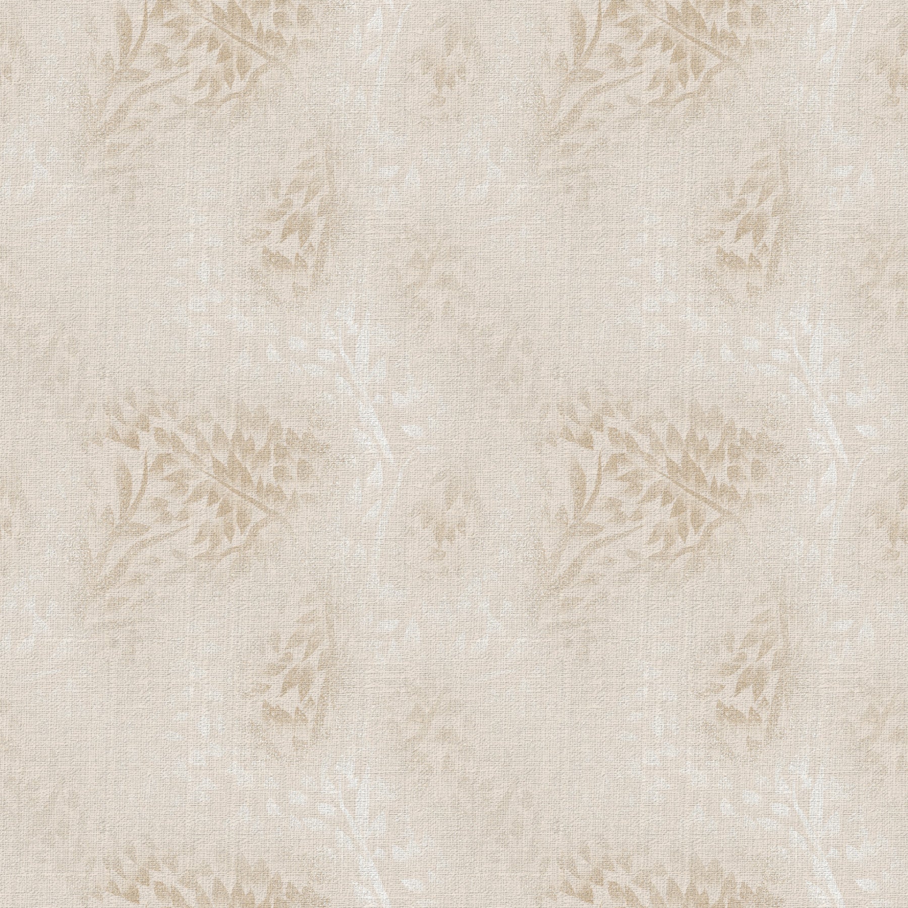 Delicate Linen Botanical Foliage Wallpaper⁠