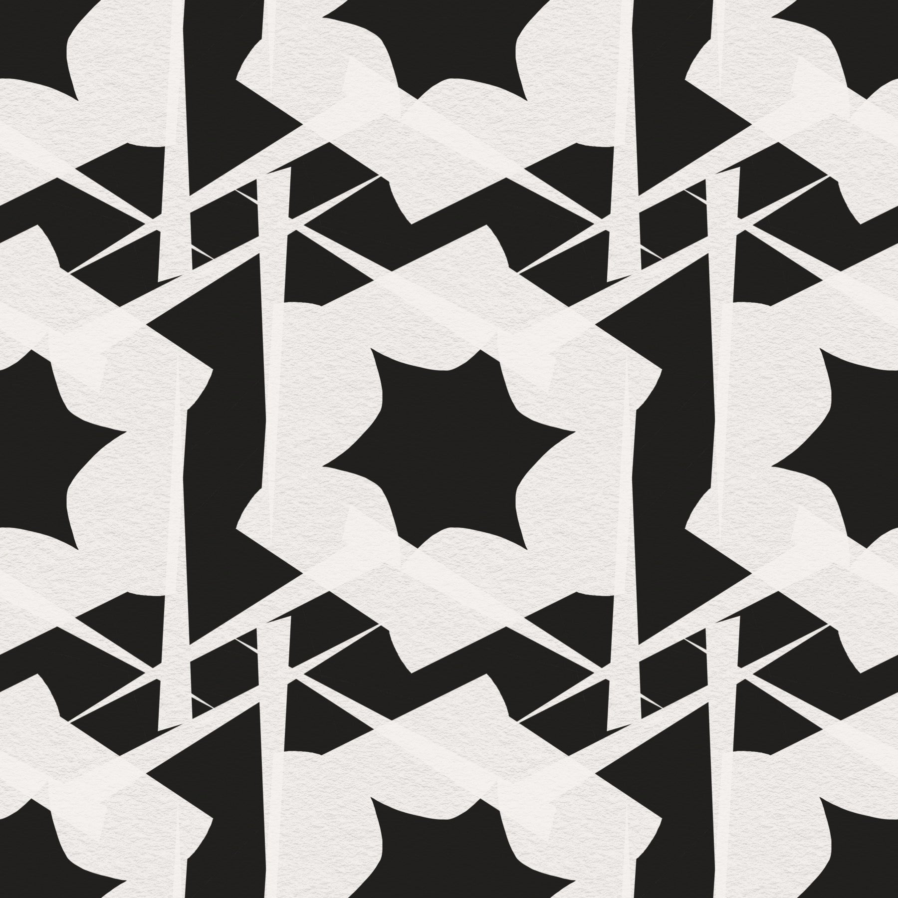 Interlocking Monochromatic Geometry Wallpaper⁠