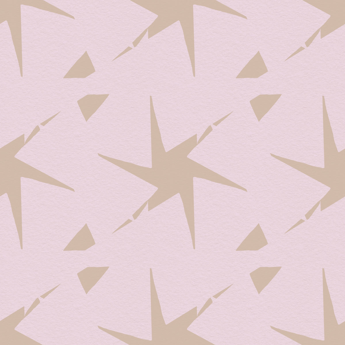 Retro Starburst Pale Pink Geometric Wallpaper⁠ in your room — zoomed
