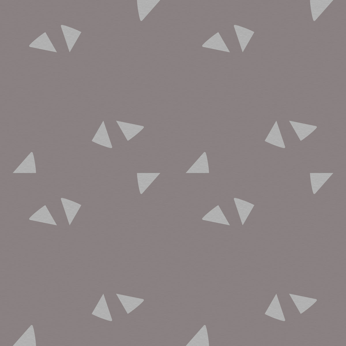Scandi Minimalist Triangles in Soft Mauve Wallpaper⁠ in your room — zoomed